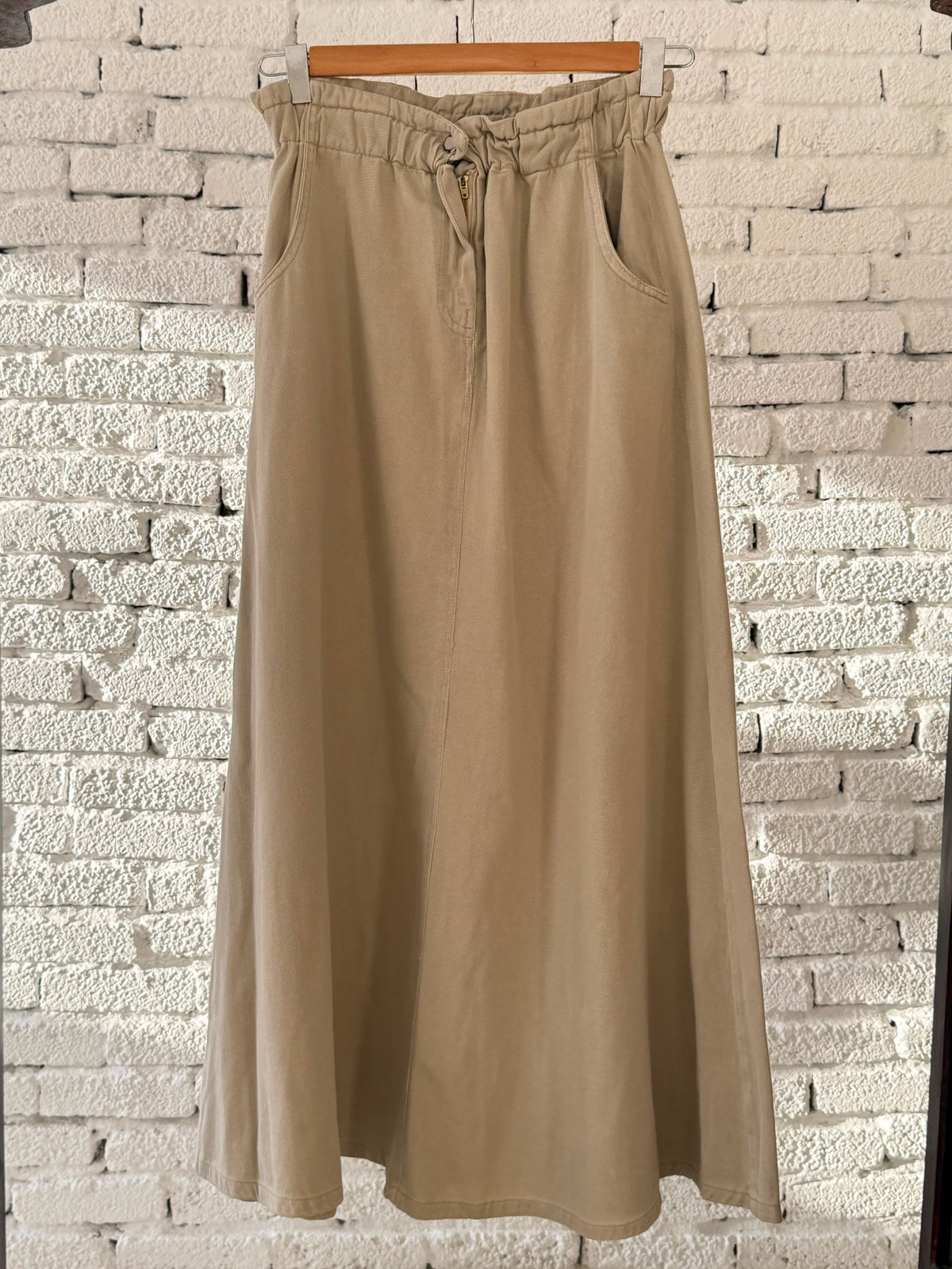 Gabardine Skirt