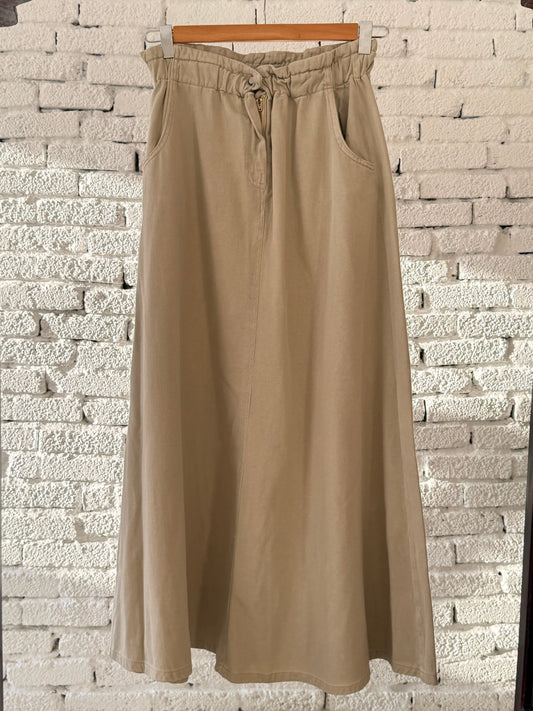 Gabardine Skirt