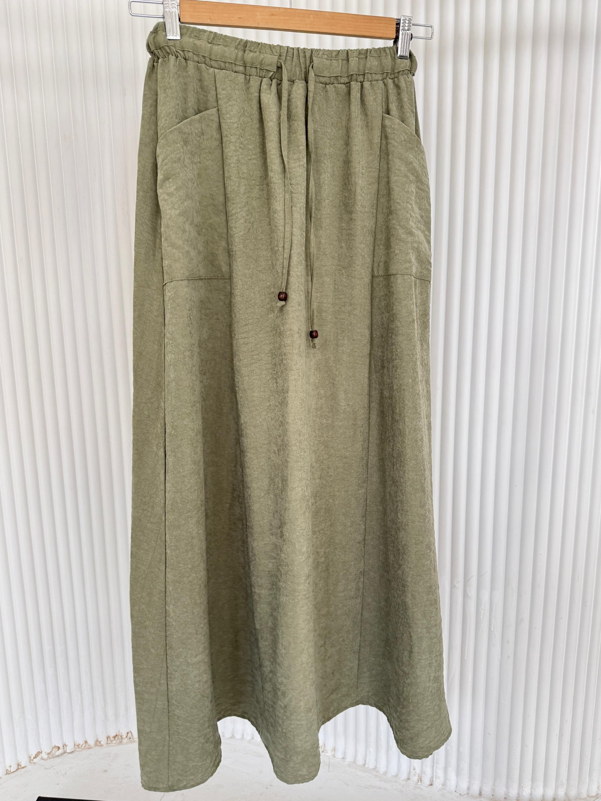 Amenaa modest skirt set with matching top, featuring a stylish, elegant design in a soft fabric for a modest fashion look.