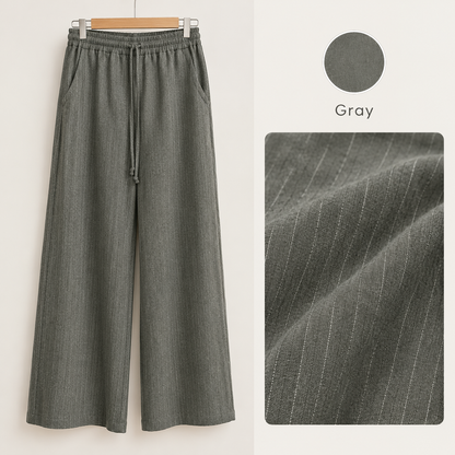 Winter Stripped Pants - Amenaa