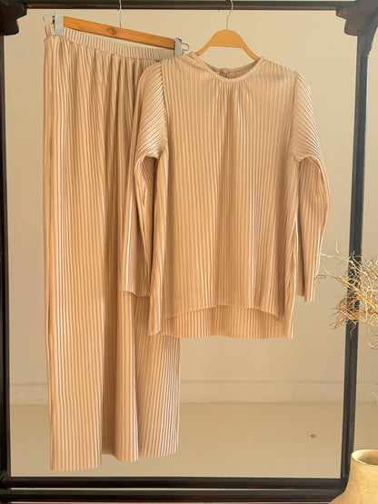 Pleated Skirt Set