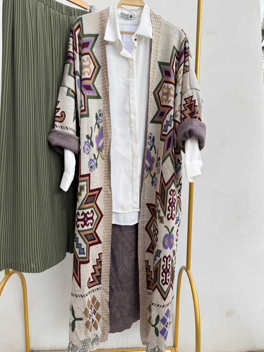 Boho Knitted Kaftan - Amenaa