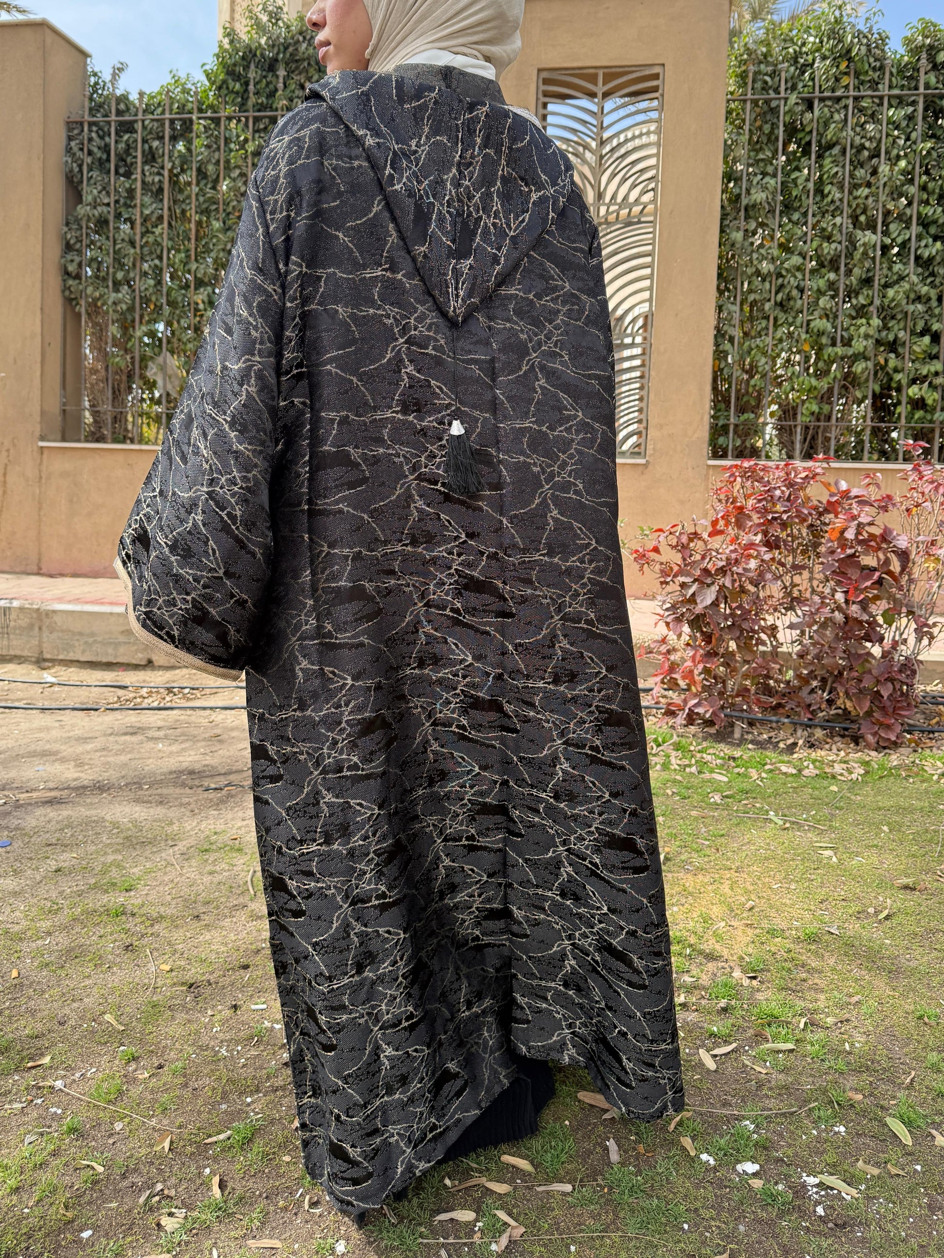 Golden Veil Kaftan - Amenaa