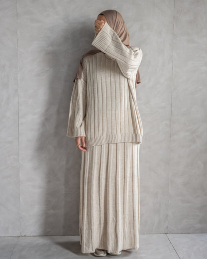 Knitted Skirt Set