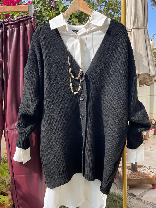 Black Knit Jacket