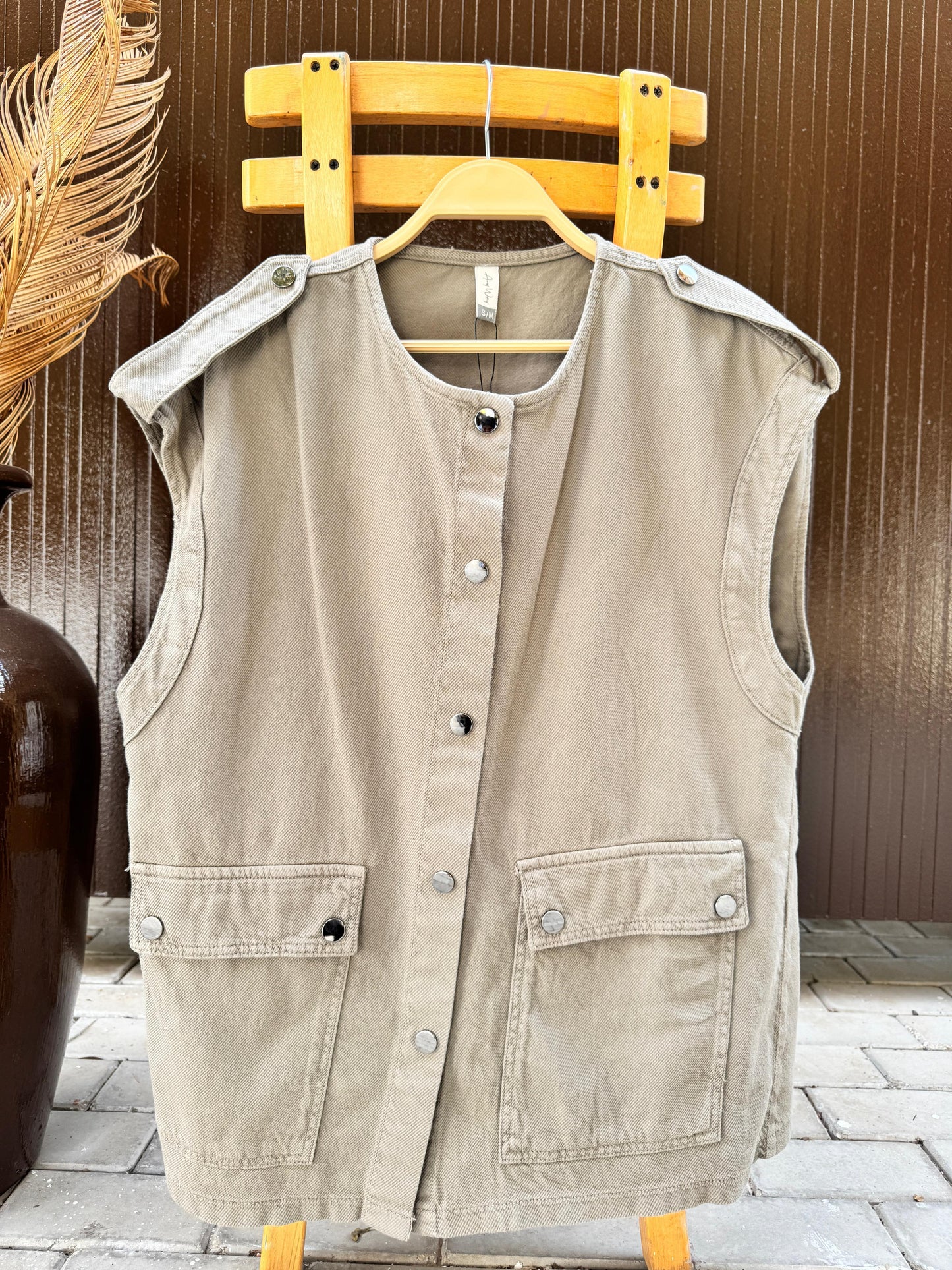 New Gabardine Vest