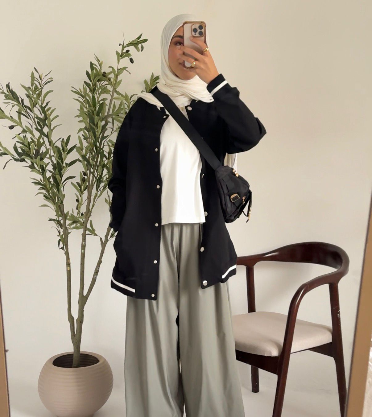 Amenaa Simple Snap Jacket in neutral fabric, featuring snap buttons and a relaxed fit, perfect for casual wear.