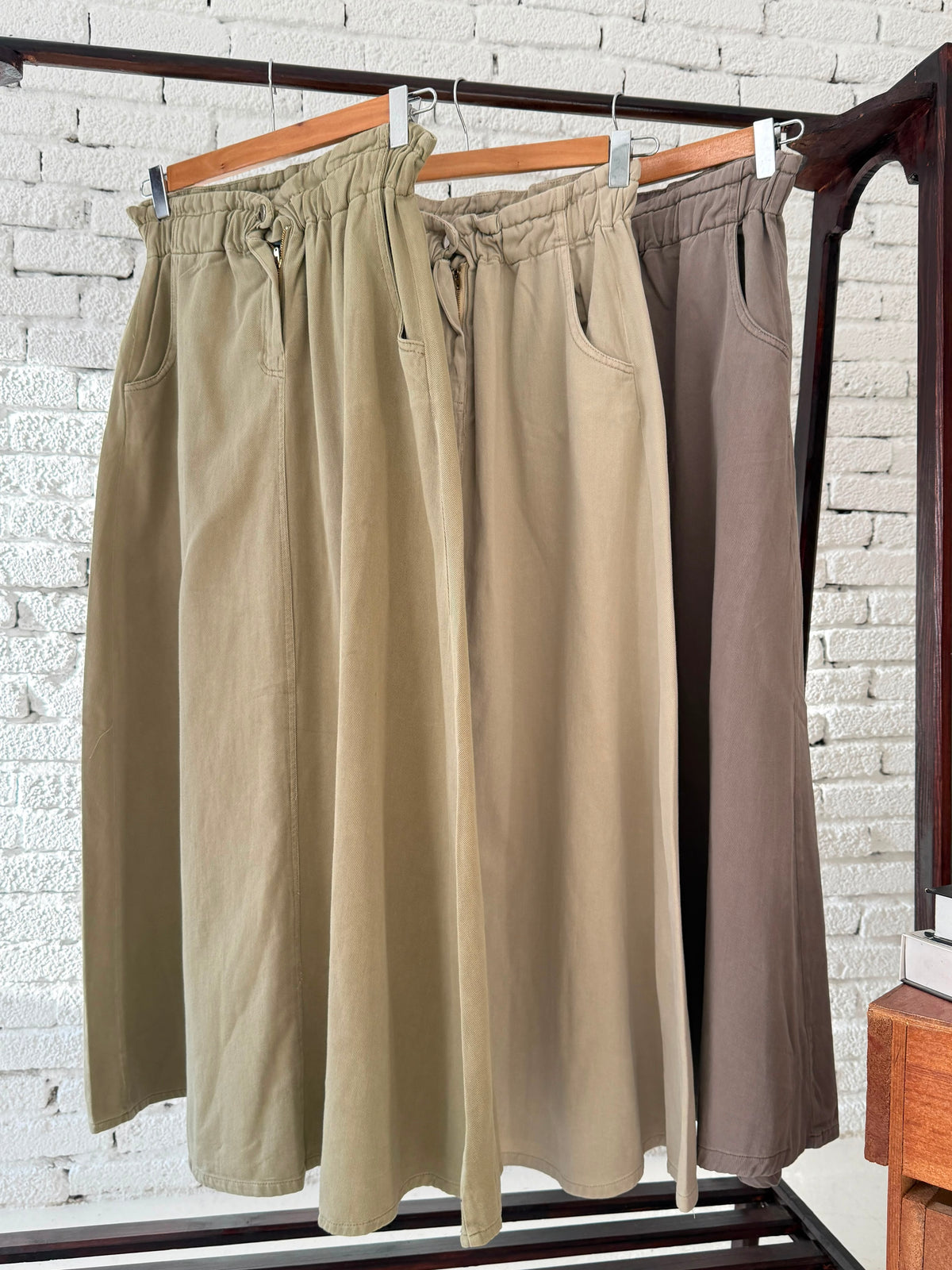 Gabardine Skirt