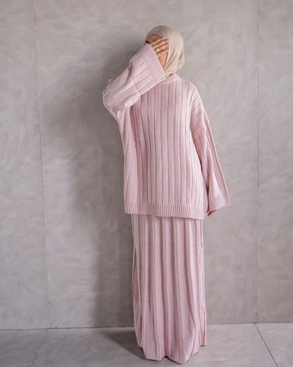 Knitted Skirt Set