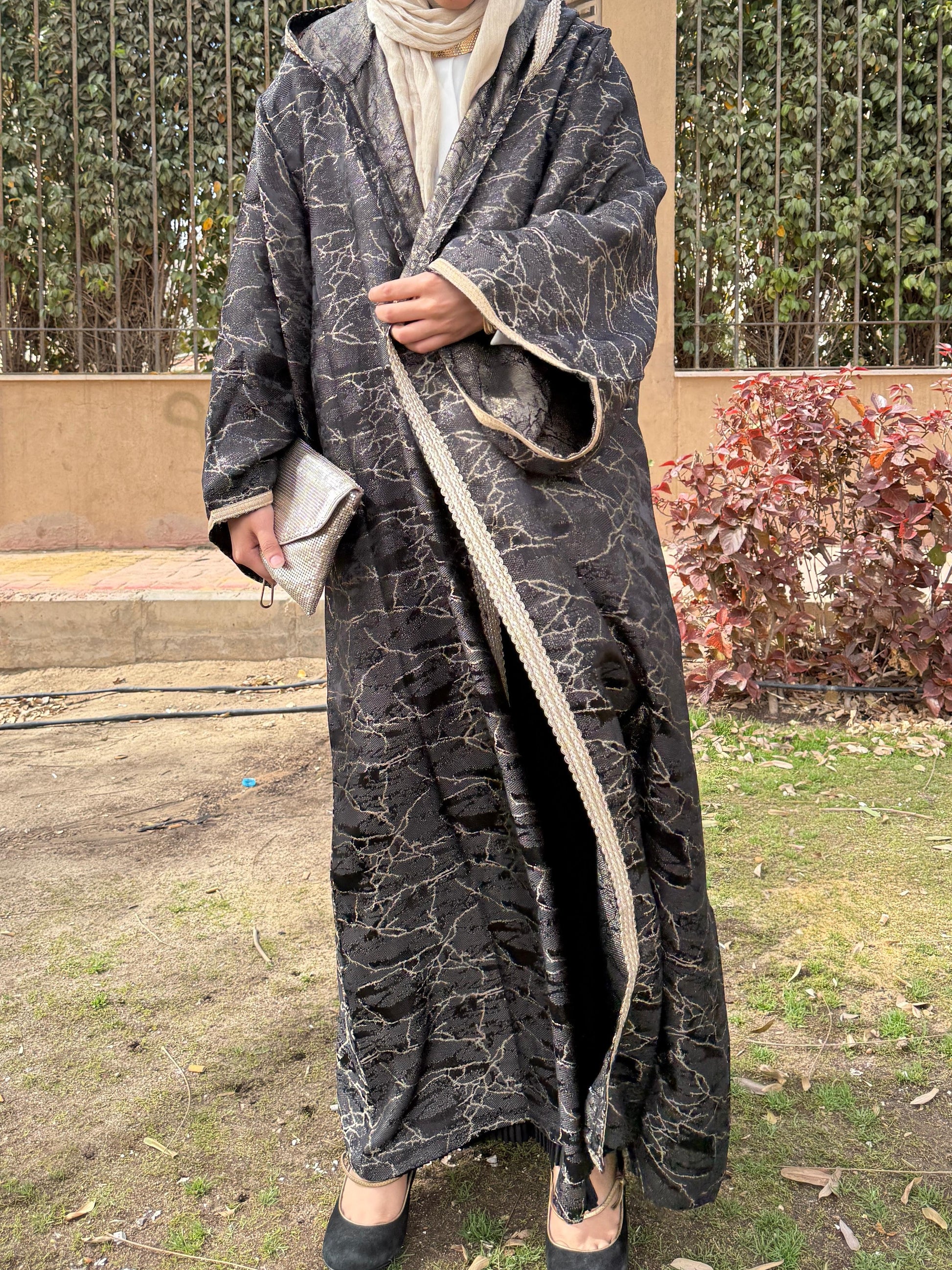 Golden Veil Kaftan - Amenaa