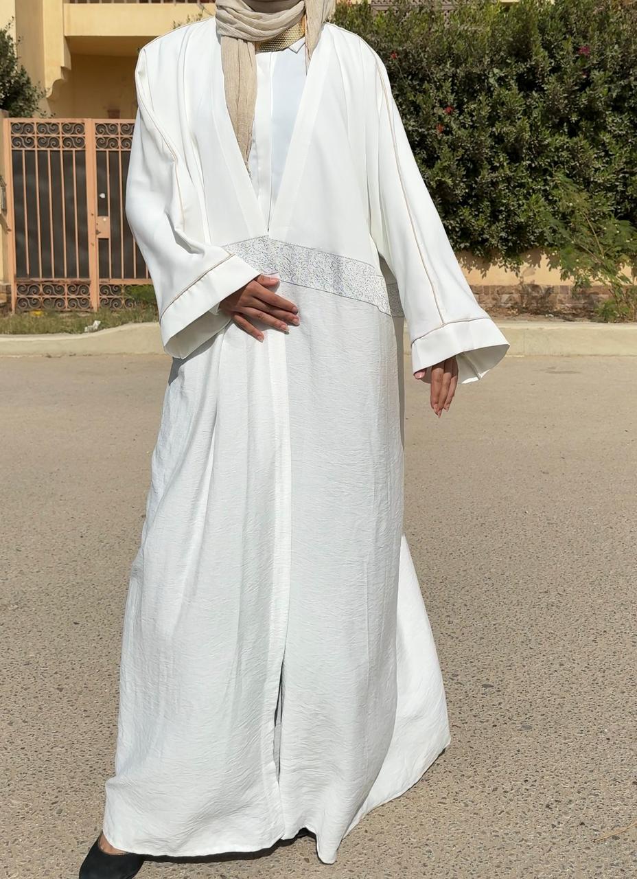 Elegant Kaftan - Off White - Amenaa