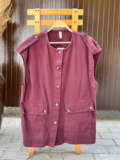 New Gabardine Vest