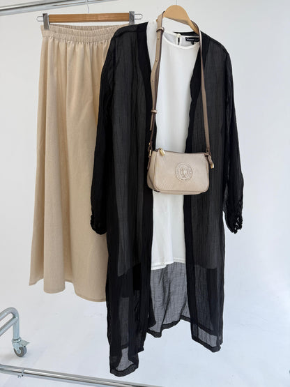 Crushed Kimono 20/41/10 by Amenaa featuring soft, textured fabric with intricate pattern and traditional kimono design.