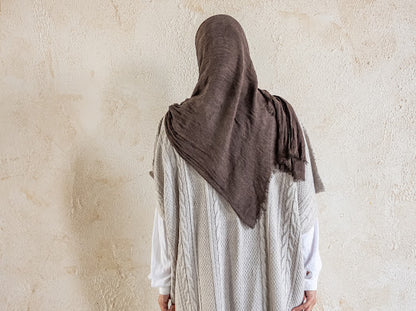 Knitted Poncho Set