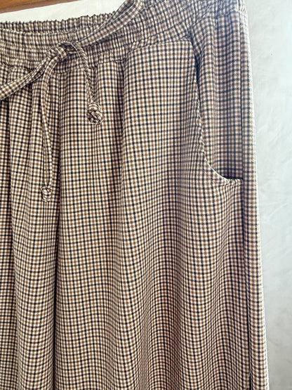 Gingham Pants - Amenaa