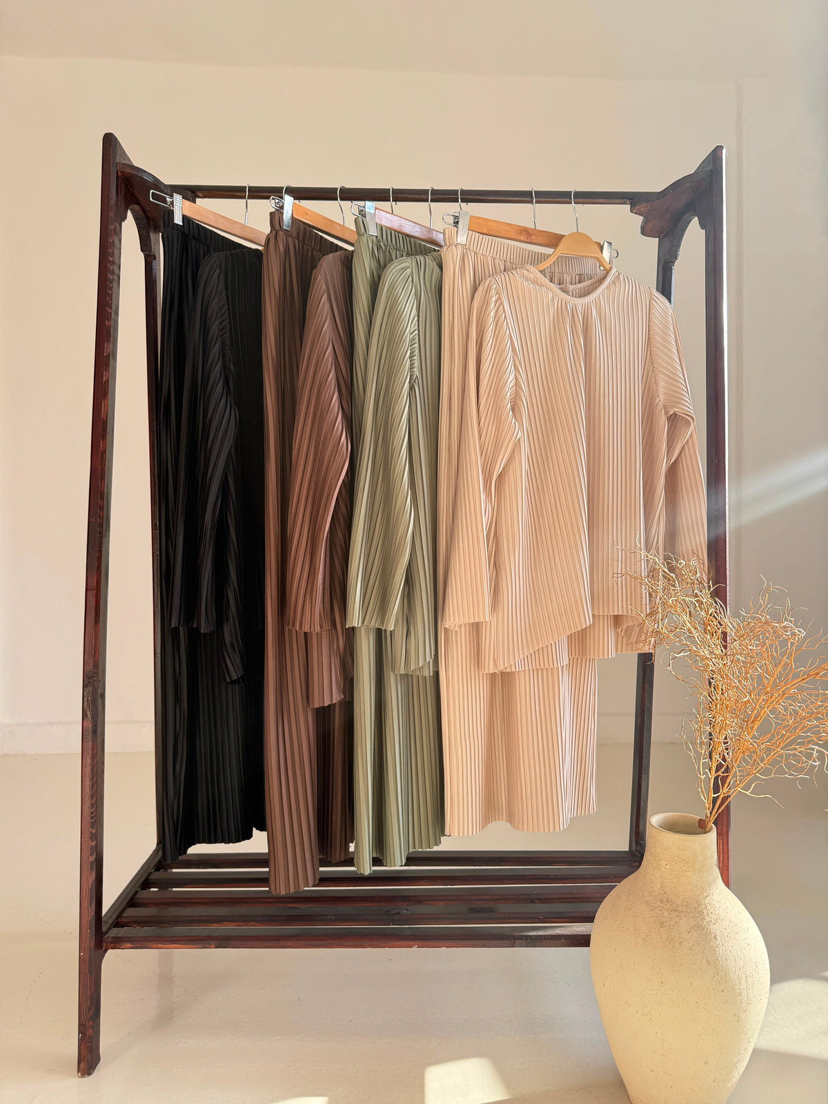 Pleated Skirt Set