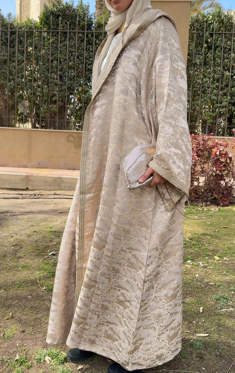 Golden Veil Kaftan - Amenaa